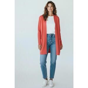 Liz Claiborne Women's Sweater Salmon/Pink SZ Large